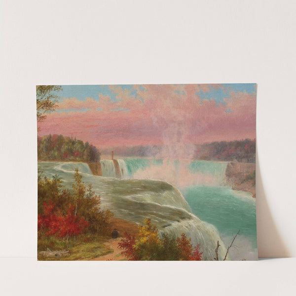 The Artist at Niagara (1858) by Cornelius David Krieghoff