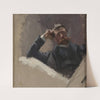 The Artist Georg Pauli. Study (1884-1886) by Eva Bonnier