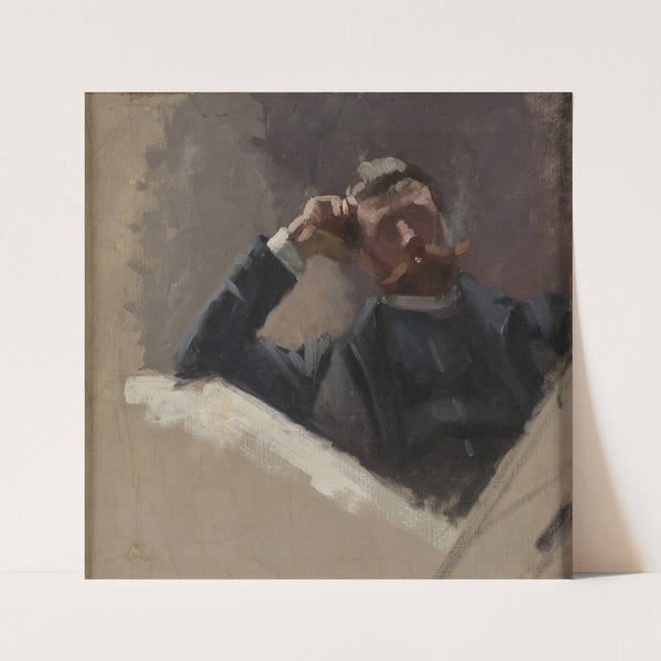 The Artist Georg Pauli. Study (1884-1886) by Eva Bonnier