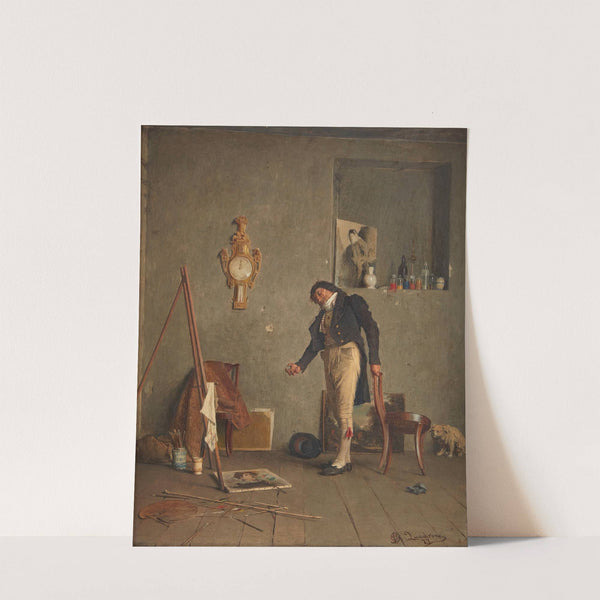 The Artist in His Studio by Giovanni Battista Quadrone