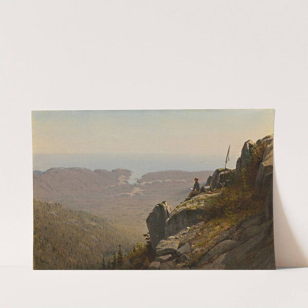 The Artist Sketching at Mount Desert,Maine by Sanford Robinson Gifford