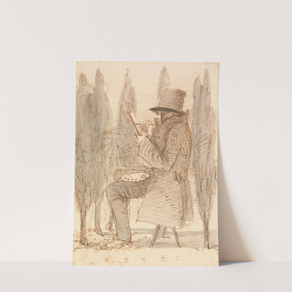 The Artist Sketching by James Smetham