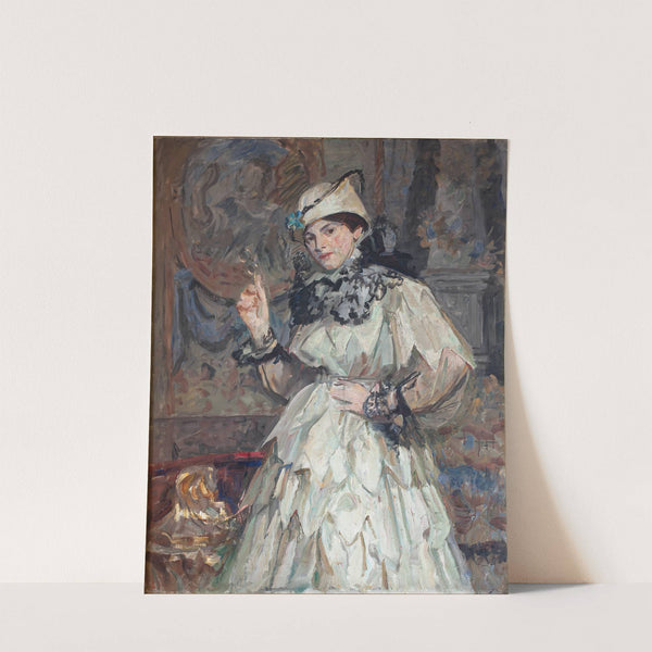 The Artist’s Daughter in Fancy Dress (1915 - 1916) by Laurits Tuxen