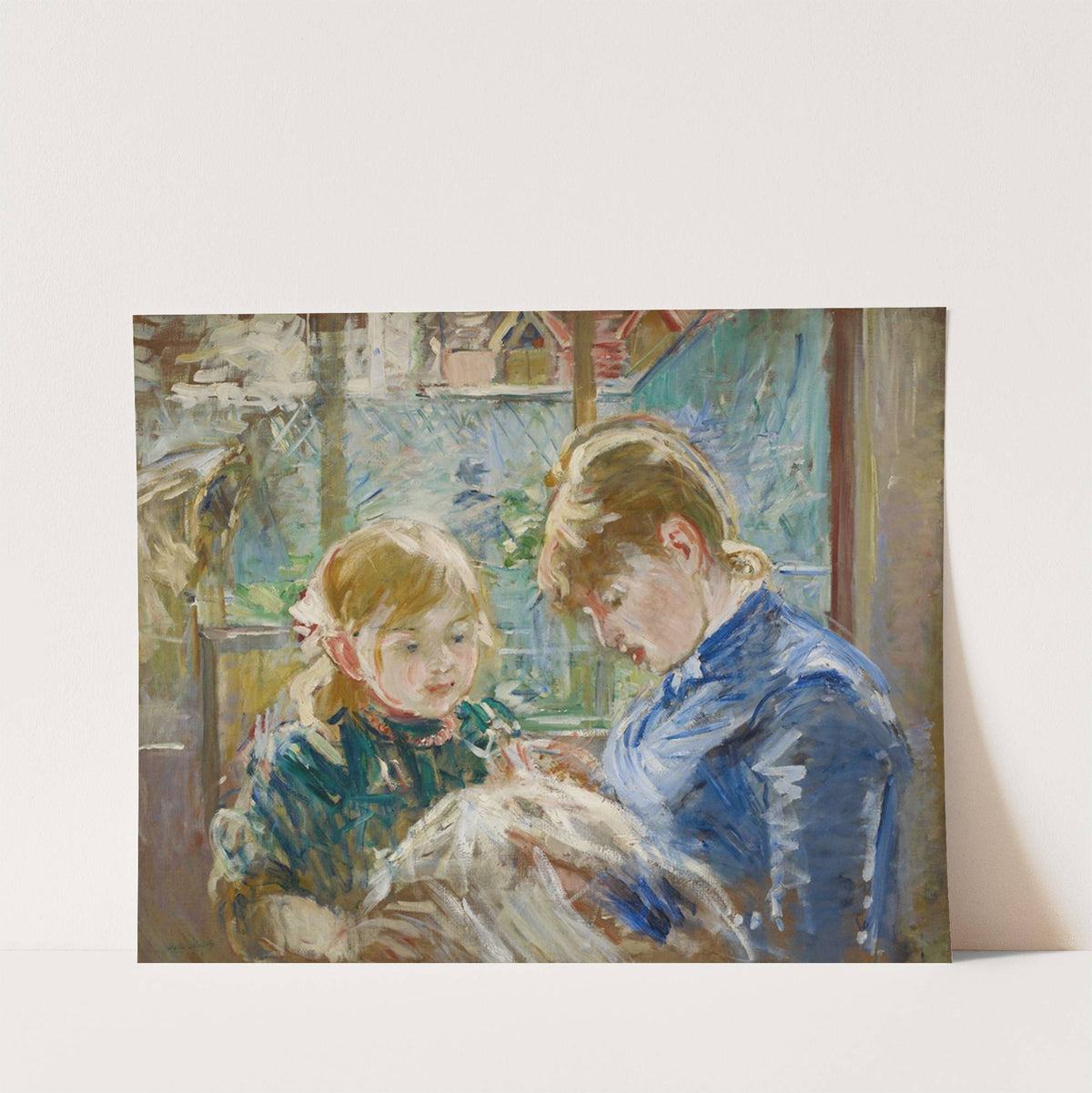 The Artist’s Daughter, Julie, with her Nanny (c. 1884) by Berthe Morisot