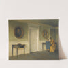 The Artist's Daughters In An Interior by Peter Ilsted