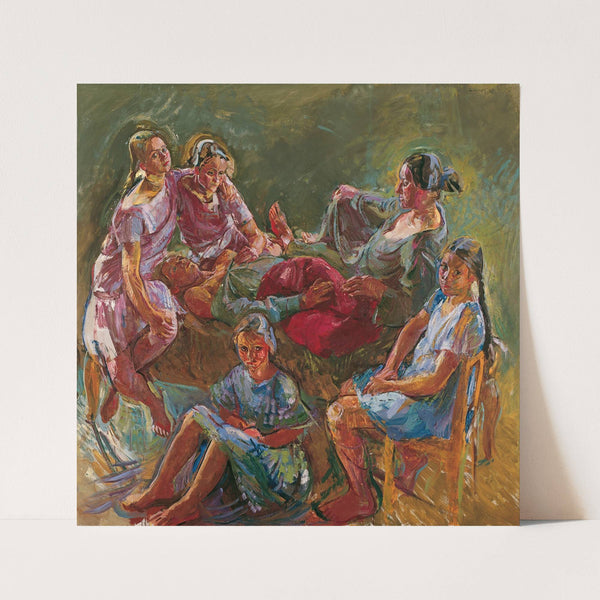 The artist’s family by Anton Kolig