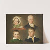 The Artist’s Father, Wife, Son and Foster Son. by Emil Bærentzen