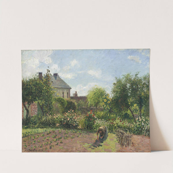 The Artist’s Garden at Eragny (1898) by Camille Pissarro