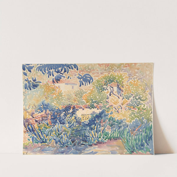 The Artist's Garden at Saint-Clair by Henri-Edmond Cross