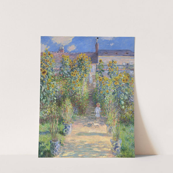 The Artist’s Garden at Vétheuil (1881) by Claude Monet