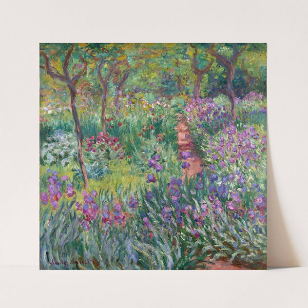 The Artist’s Garden in Giverny (1900) by Claude Monet