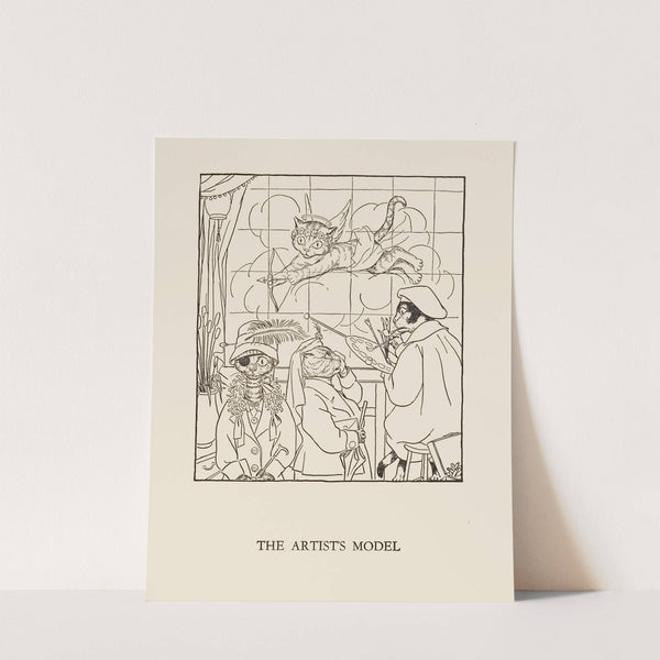 The artist’s model by William Ely Hill