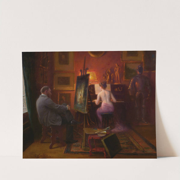 The Artist's Model by Louis Galliac