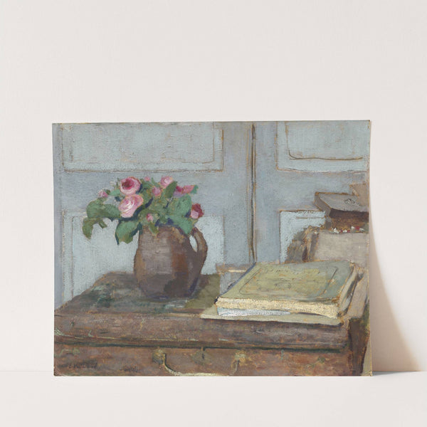 The Artist’s Paint Box and Moss Roses (1898) by Édouard Vuillard