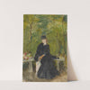 The Artist’s Sister Edma Seated In A Park (1864) by Berthe Morisot