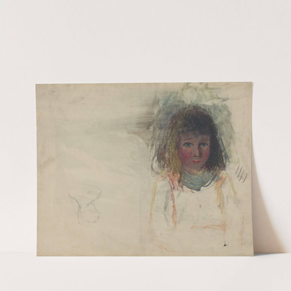 The Artist’s Son Georges (verso) (c. 1880) by Camille Pissarro