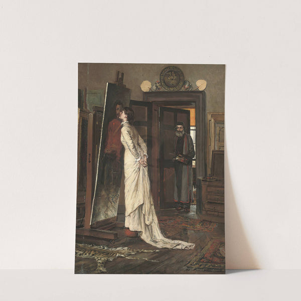 The artist's studio by Charles Napier Kennedy