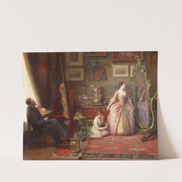 The Artist's Studio by Louis Galliac