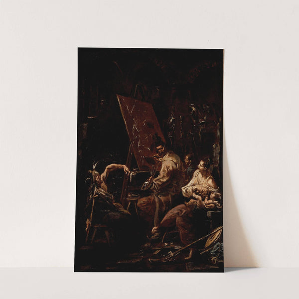 The Artist’s Studio (circa 1700) by Alessandro Magnasco