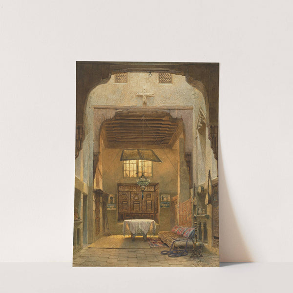 The artist’s studio in Cairo (1859) by Carl Haag