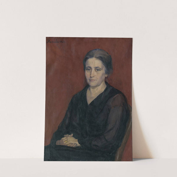 The artist's wife by Jozef Hanula