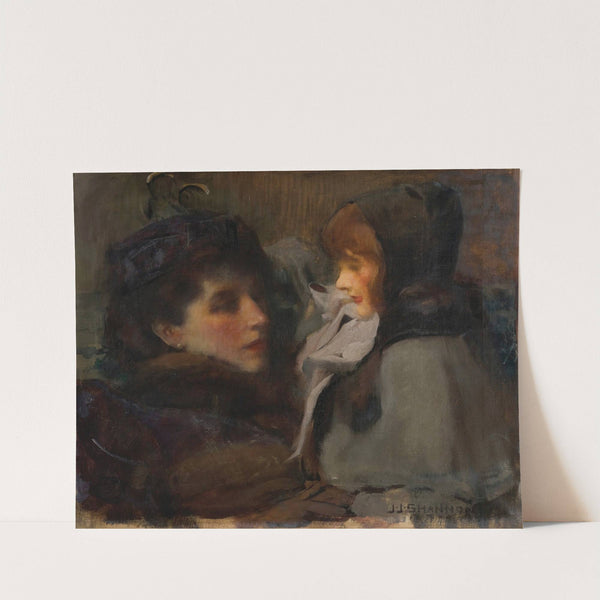 The Artist's Wife And Daughter by James Jebusa Shannon