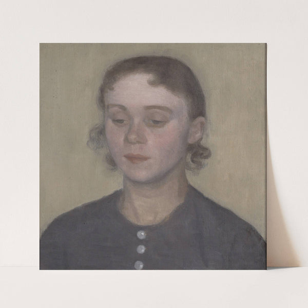 The Artist’s Wife, Ida Hammershøi, née Ilsted (1894) by Vilhelm Hammershøi