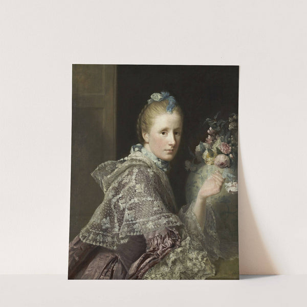 The Artist’s Wife, Margaret Lindsay of Evelick (1758) by Allan Ramsay