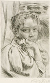 The artist’s wife Mary Gallen
