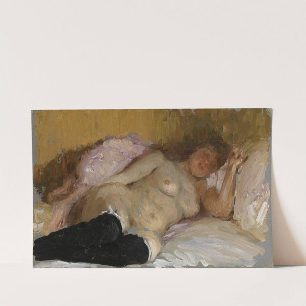 The Artist's Wife Natalia Nordman Sleeping by Ilya Efimovich Repin