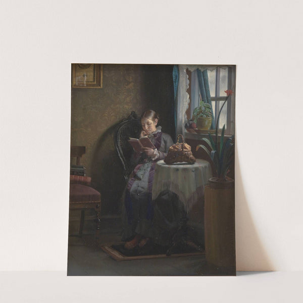 The Artist’s Wife Reading (1881) by Michael Ancher