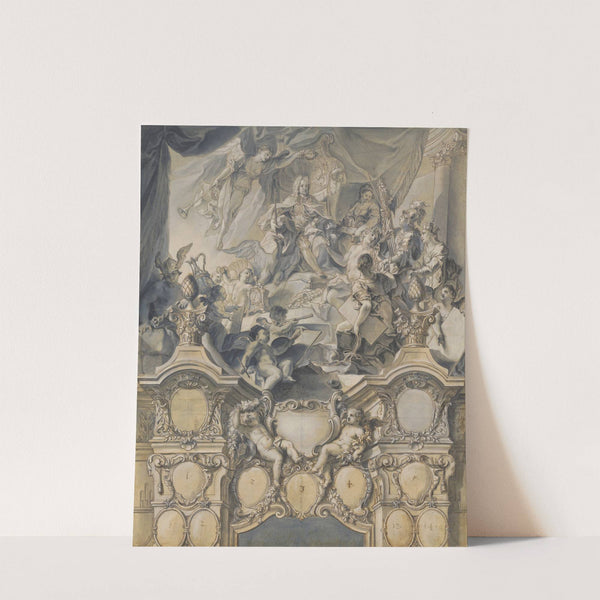 The Arts and Powers Pay Homage to Emperor Charles VI (1732) by Johann Evangelist Holzer