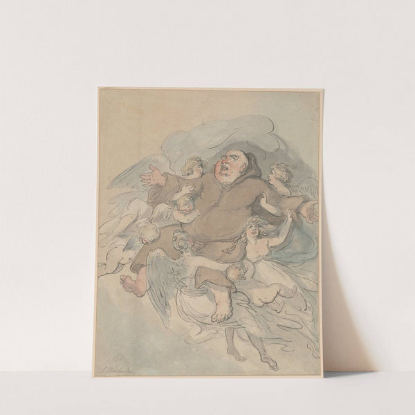 The ascension by Thomas Rowlandson