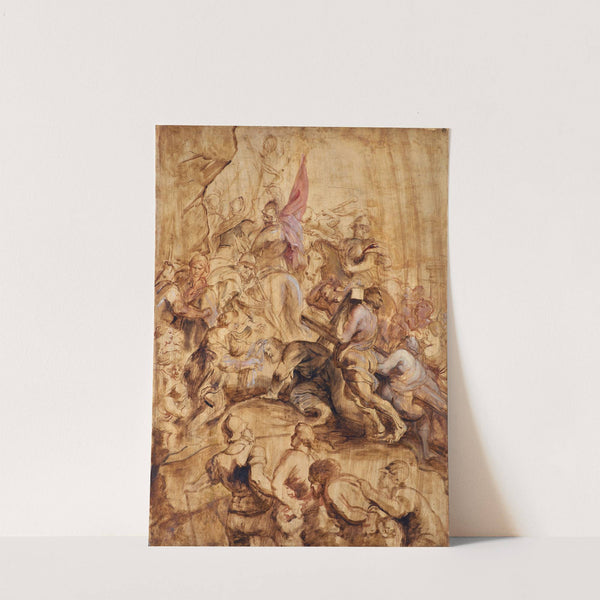 The Ascent to Calvary. The Bearing of the Cross by Peter Paul Rubens