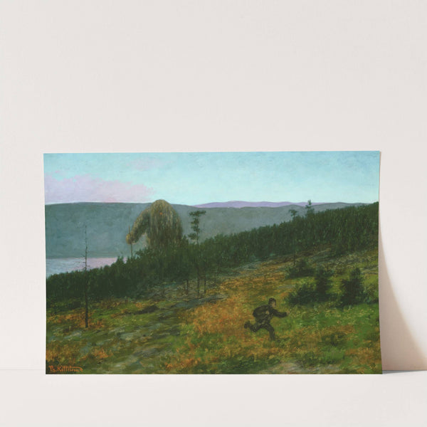 The Ash Lad and the Troll by Theodor Kittelsen