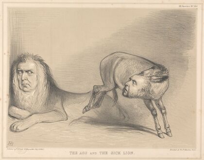 The Ass and the Sick Lion