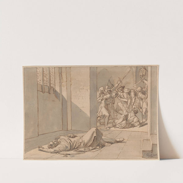 The Assassination of King Wenzel III by Joseph von Führich