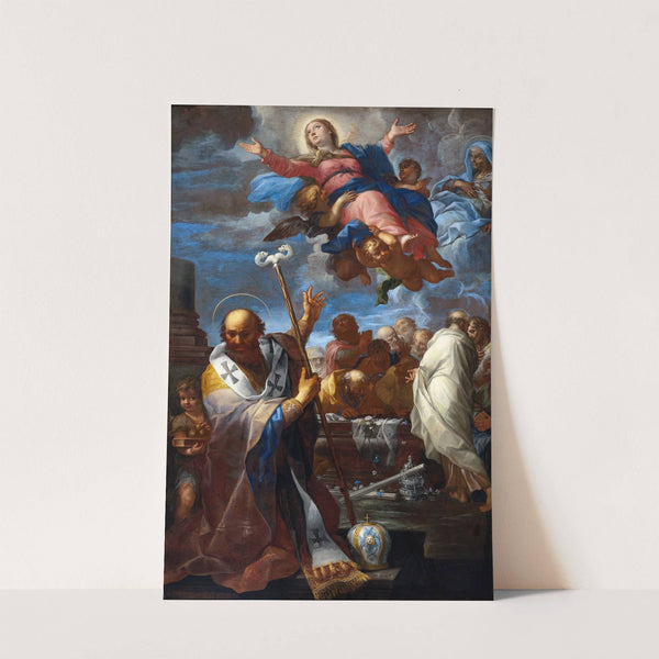 The Assumption of the Virgin with Saints Anne and Nicholas of Myra by Giovanni Battista Lenardi