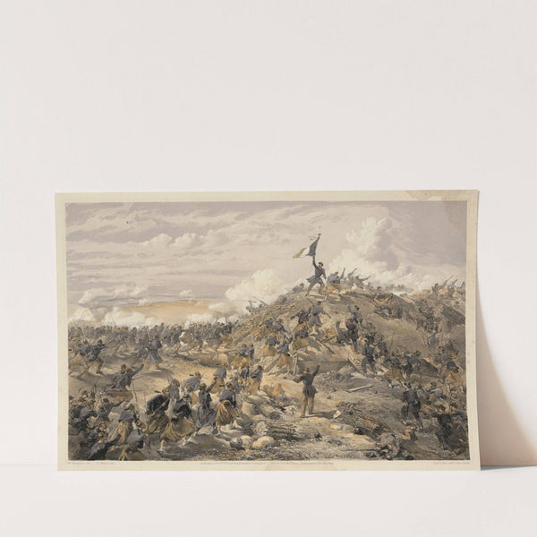 The attack on the Malakoff (1855) by William Simpson