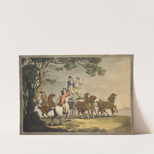 The attack (1791) by Thomas Rowlandson