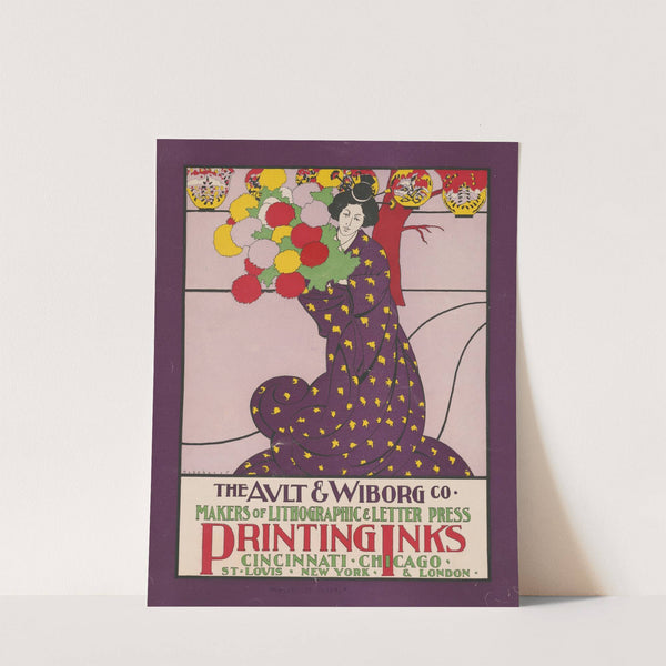 The Ault and Wiborg Co. makers of lithographic & letter press printing inks, Cincinnati, Chicago by Will Bradley