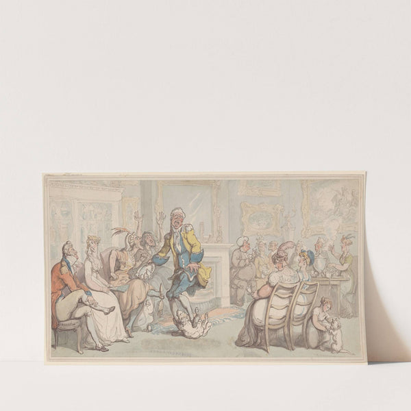 The awkward footman (ca. 1780–1825) by Thomas Rowlandson