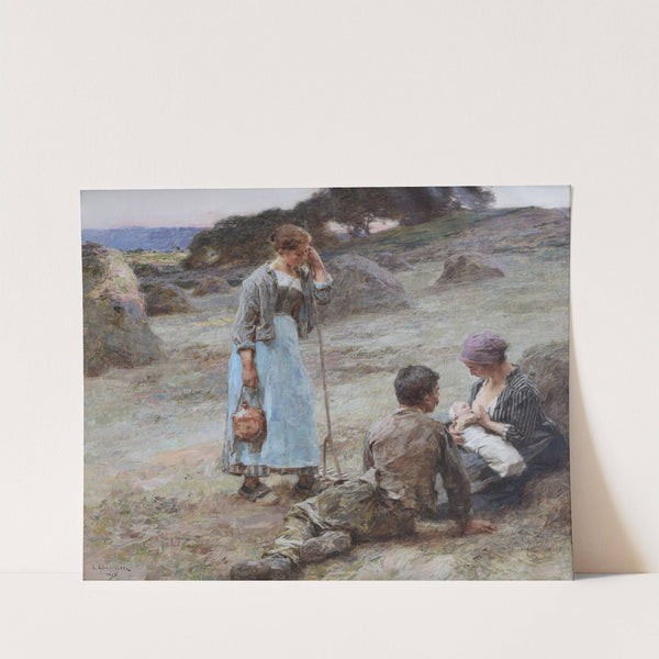 The Baby’s hour (1893) by Léon Augustin Lhermitte