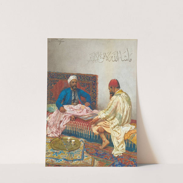 The Backgammon Players by Giulio Rosati