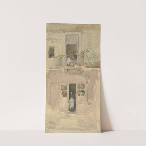 The Balcony (circa 1888) by James Abbott McNeill Whistler