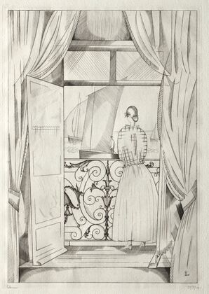The Balcony over the Sea (1923)