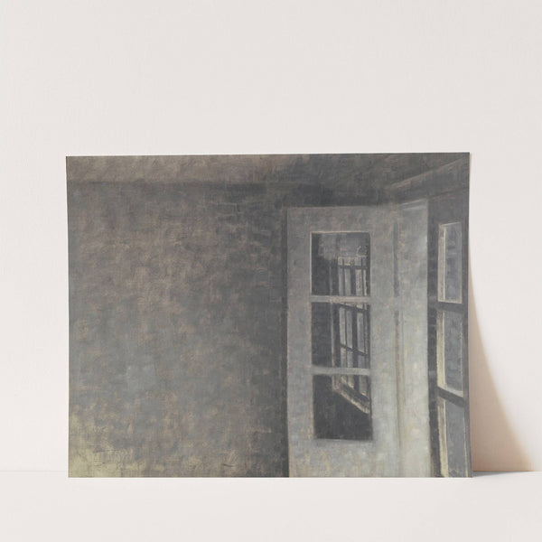 The balcony room at Spurveskjul by Vilhelm Hammershøi