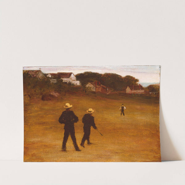The Ball Players by William Morris Hunt
