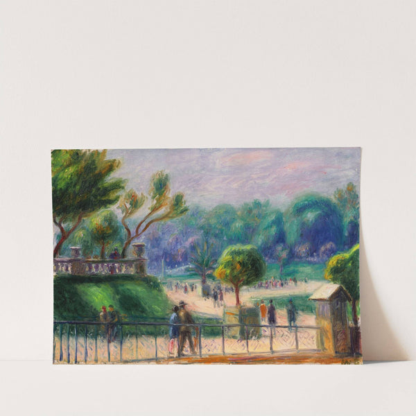The Balustrade, Luxembourg Gardens by William James Glackens