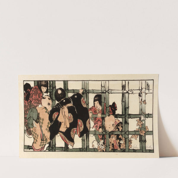 The Bamboo Fence (1904) by Helen Hyde